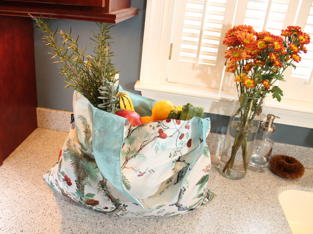 LOQI Museum Vincent Van Gogh's Vase with Sunflowers Reusable Shopping Bag