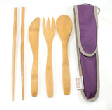 Bamboo Utensils in Six Colors